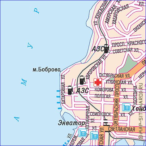 carte de Vladivostok