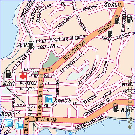 carte de Vladivostok