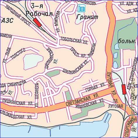 carte de Vladivostok