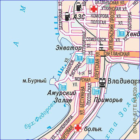 carte de Vladivostok