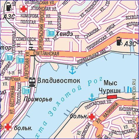 carte de Vladivostok