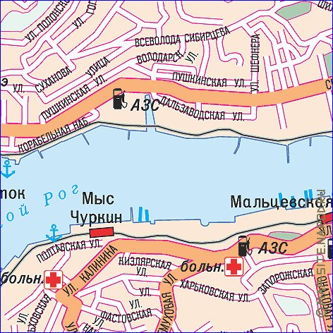 carte de Vladivostok