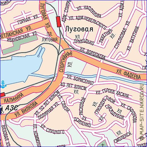 carte de Vladivostok