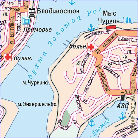 carte de Vladivostok