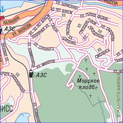 carte de Vladivostok