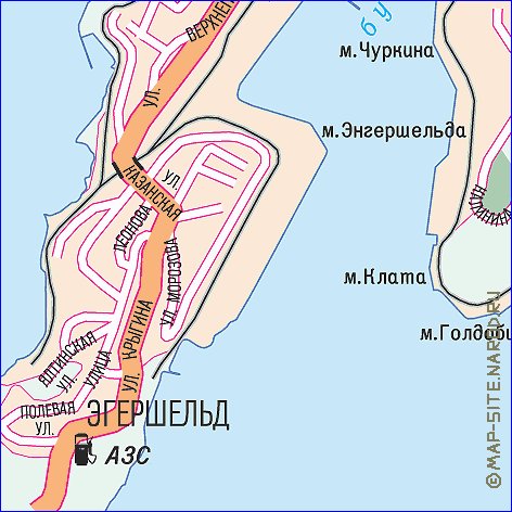 carte de Vladivostok