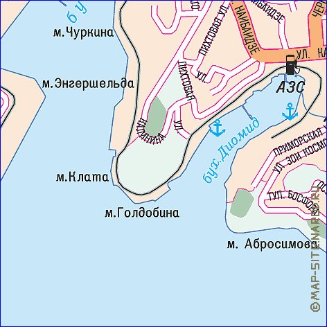 carte de Vladivostok