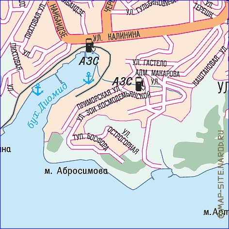 carte de Vladivostok