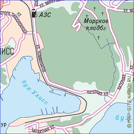 carte de Vladivostok