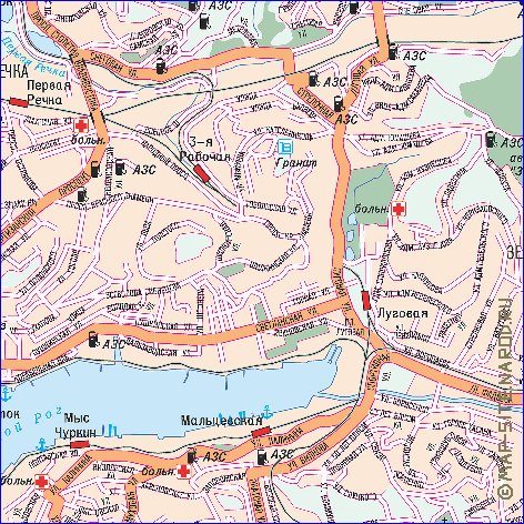 carte de Vladivostok