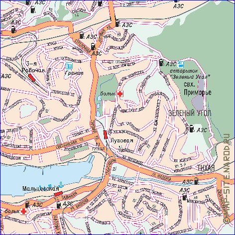 carte de Vladivostok