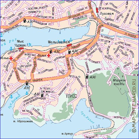 carte de Vladivostok