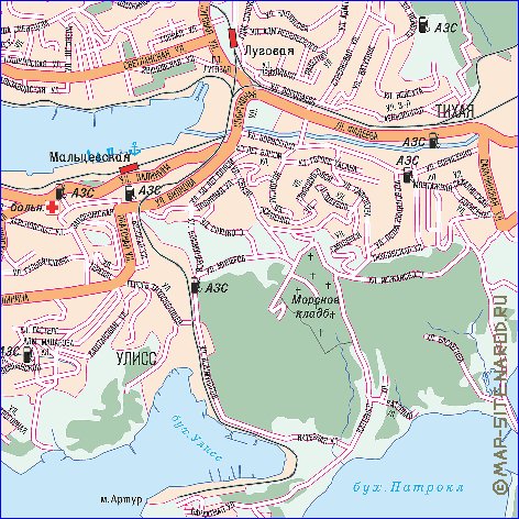 carte de Vladivostok