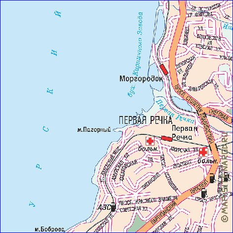 carte de Vladivostok