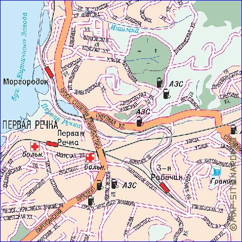 carte de Vladivostok