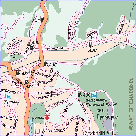 carte de Vladivostok