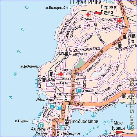 carte de Vladivostok