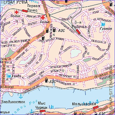 carte de Vladivostok