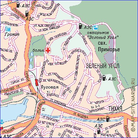 carte de Vladivostok