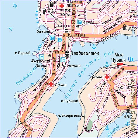 carte de Vladivostok