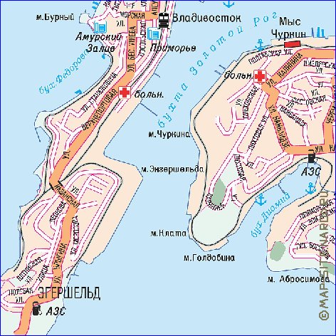 carte de Vladivostok