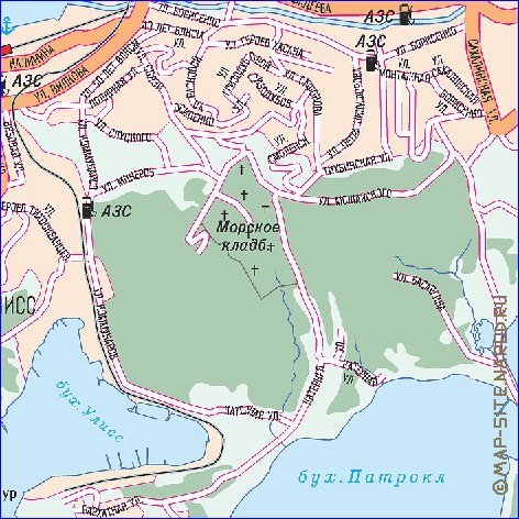 carte de Vladivostok