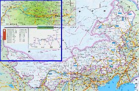 mapa de Mongolia Interior em chines