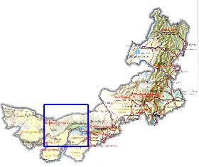 carte de Mongolie-Interieure