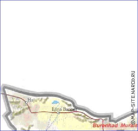 mapa de Mongolia Interior