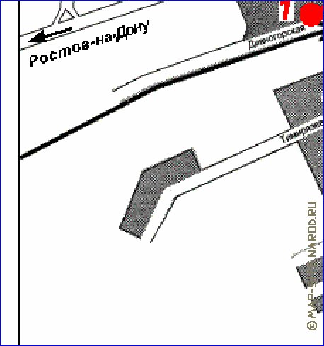 Transport carte de Volgograd