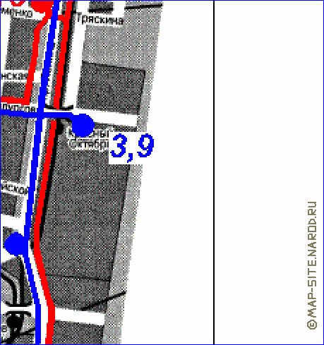 Transporte mapa de Volgogrado