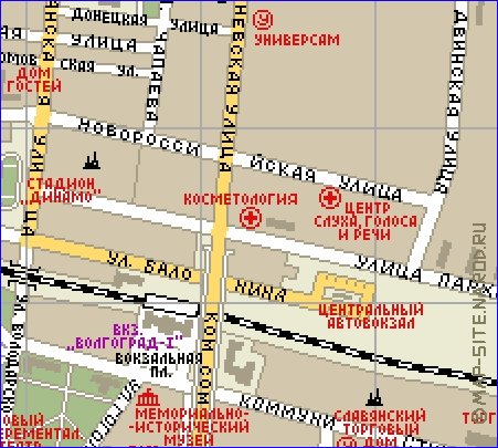 carte de Volgograd