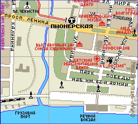 carte de Volgograd