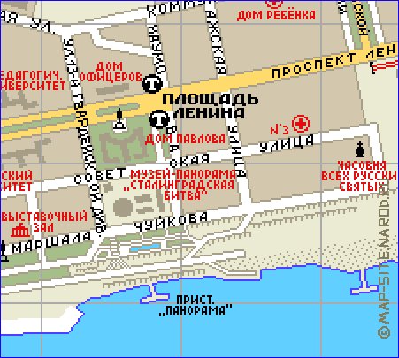 carte de Volgograd