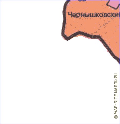 carte de Oblast de Volgograd