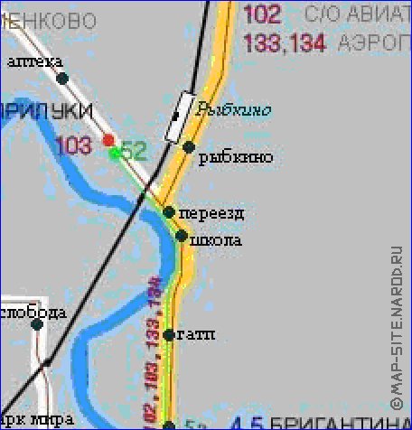 Transport carte de Vologda