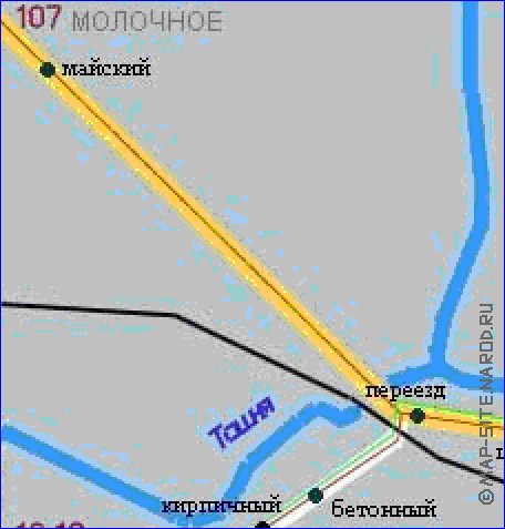 Transport carte de Vologda