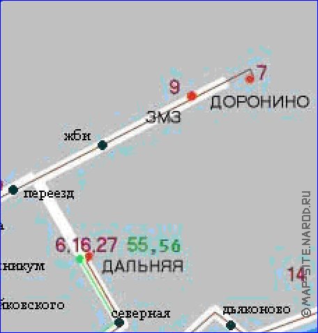 Transport carte de Vologda