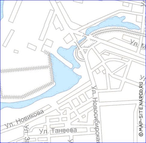 Transporte mapa de Voronej