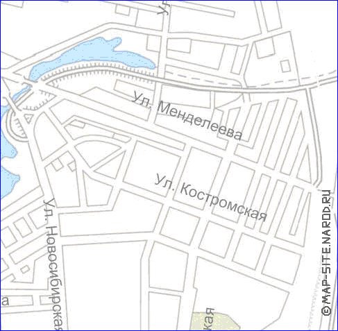 Transporte mapa de Voronej