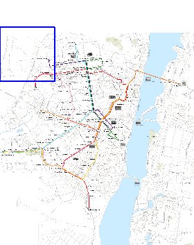 Transport carte de Voronej