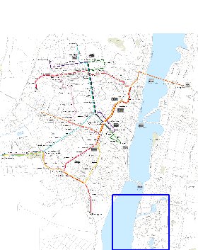 Transport carte de Voronej