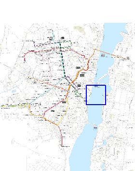 Transport carte de Voronej