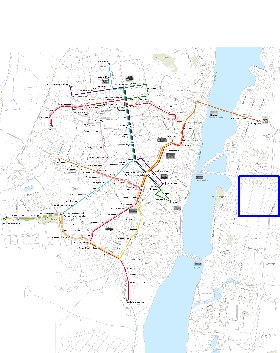 Transport carte de Voronej