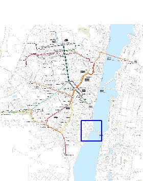 Transport carte de Voronej