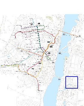 Transport carte de Voronej