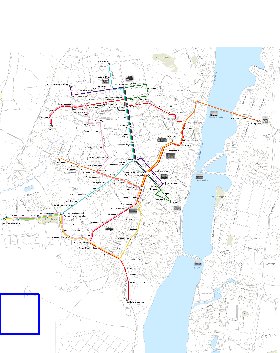 Transport carte de Voronej