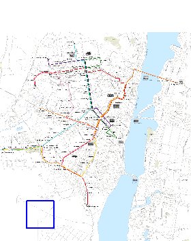 Transport carte de Voronej