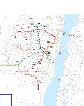 Transport carte de Voronej