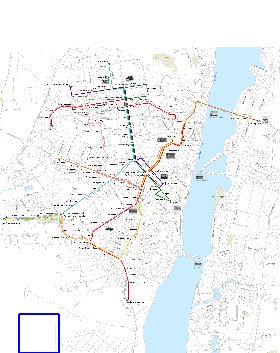 Transport carte de Voronej